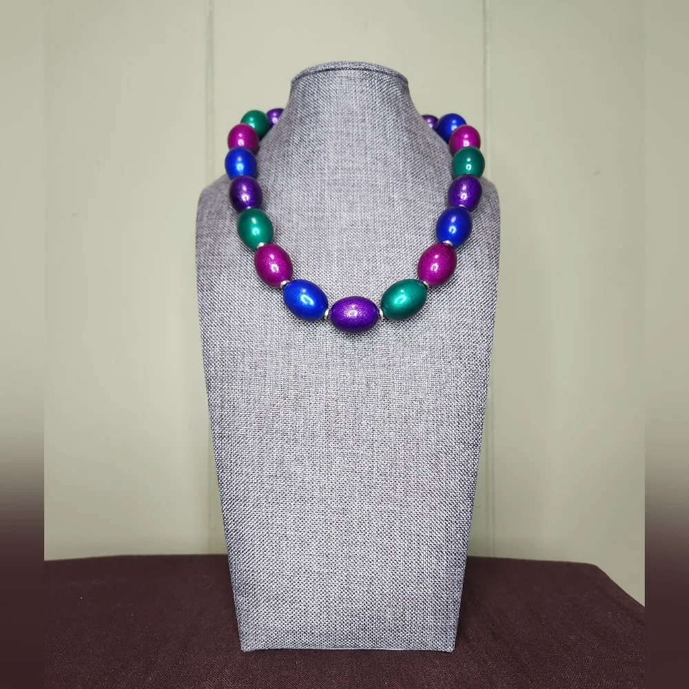 Vintage Chunky Multicolored Necklace